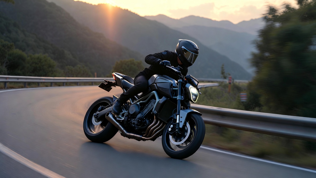 Disparando 119 cavalos com motor de três cilindros, a naked japonesa de 890cc utiliza sensores de inclinação para garantir a estabilidade