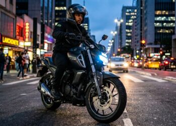 Ostentando freio ABS de série e farol com projetor de LED, a agressiva moto de 150 cilindradas da gigante japonesa consome apenas 1 litro a cada 45 km rodados nas capitais em 2026
