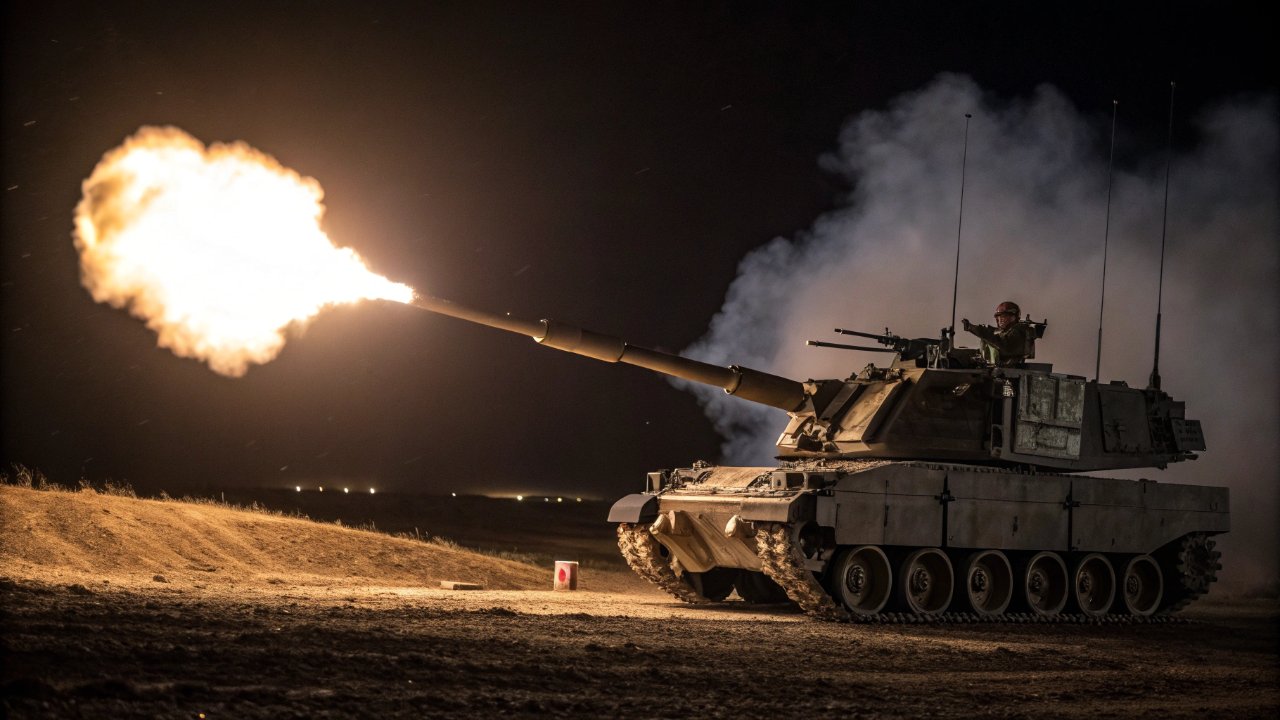 O canhão móvel de 27 toneladas que sobrevive a 60 anos de guerras recebendo atualizações de software e radares de última geração para acertar alvos a 30 km