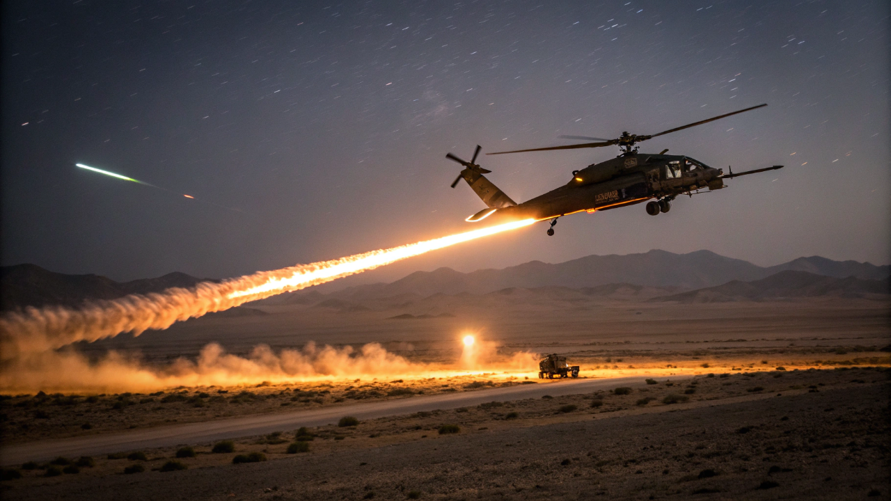 O helicóptero da Boeing que rastreia 128 alvos ao mesmo tempo e atira para onde o piloto olha