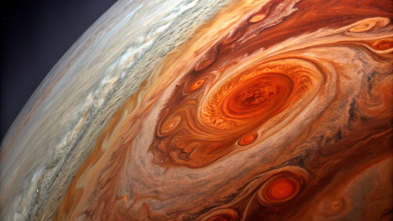 O maior furacão do sistema solar está encolhendo há décadas e sobrevive devorando outras tempestades para não sumir