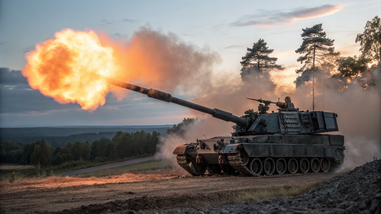 O monstro de aço de 55 toneladas que dispara 10 projéteis por minuto e muda de posição antes mesmo de a primeira bomba atingir o alvo a 40 km de distância