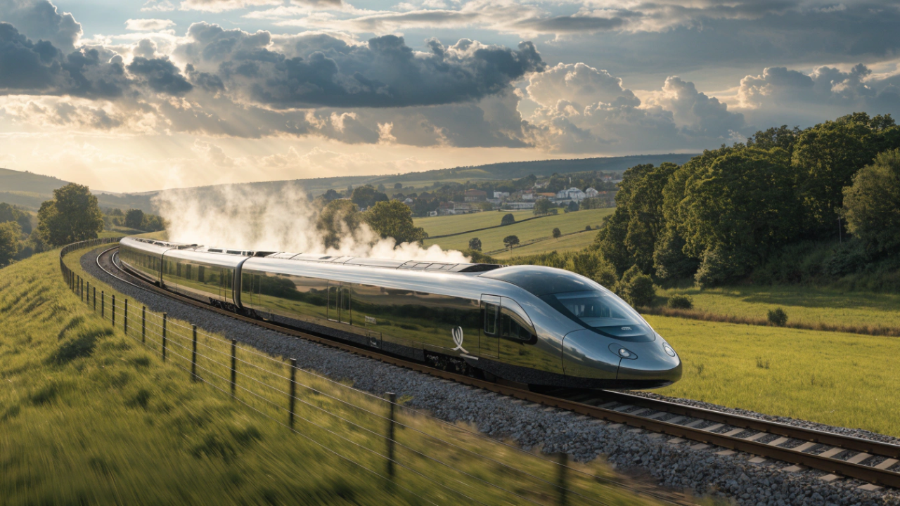 O trem que anda mais de mil quilômetros sem parar e solta só vapor puro pelo escapamento