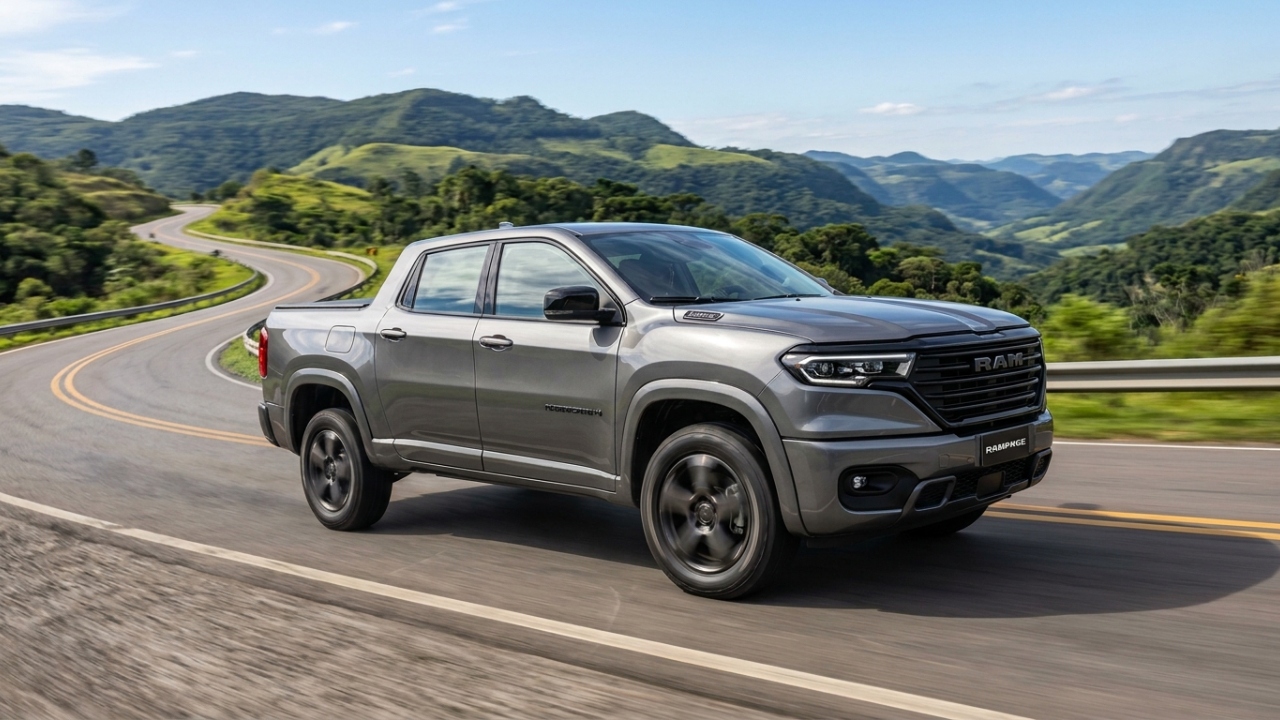 Disparando 272 cavalos de potência com o motor turbo, a picape nacional atinge 100 km/h em 6,9 segundos com estabilidade total nas pistas