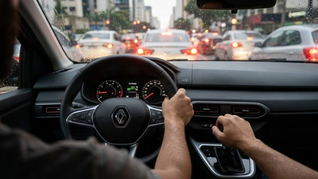 Equipado com motor turbo de 125 cavalos e câmbio de dupla embreagem, o novo Renault Kardian entrega consumo de 13 quilômetros por litro e custa a partir de 112 mil reais para desafiar os líderes do mercado