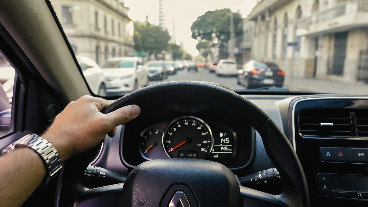 Proteção extra com 4 airbags de série e porta-malas de 290 litros tornam o Renault Kwid o aliado de quem busca gastar pouco combustível no trânsito diário