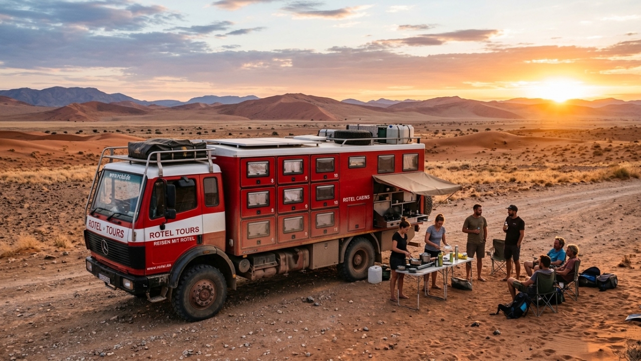 Com 24 cabines de dormir e cozinha completa a bordo, o ônibus-hotel alemão Rotel, de 1959, virou o maior símbolo de aventura e viagens pelo mundo
