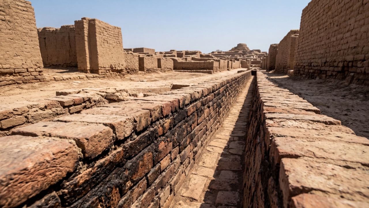 Drenando esgoto de 40 mil pessoas através de tubulações de barro assado, a metrópole asiática de 4 mil anos exibe o saneamento mais antigo do mundo