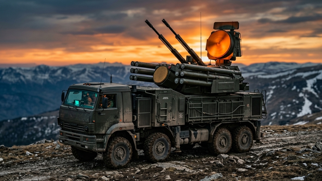 O sistema de defesa móvel que combina mísseis e canhões para abater drones e aviões a partir de radares de rastreamento de altíssima precisão