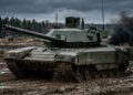 O tanque russo de nova geração com torre não tripulada e proteção ativa, sendo a plataforma de guerra mais avançada e letal do Exército da Rússia