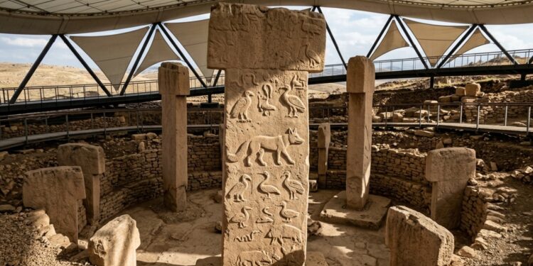 Erguido há 12 mil anos com pilares de 20 toneladas, o templo de Göbekli Tepe é 6 mil anos mais velho que as pirâmides de Gizé localizadas no Egito