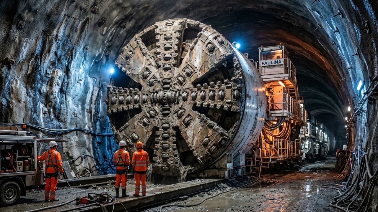 Com investimento de US$ 2,7 bilhões e 17 km de extensão, o segundo túnel de São Gotardo virou a maior obra de segurança viária nos Alpes suíços