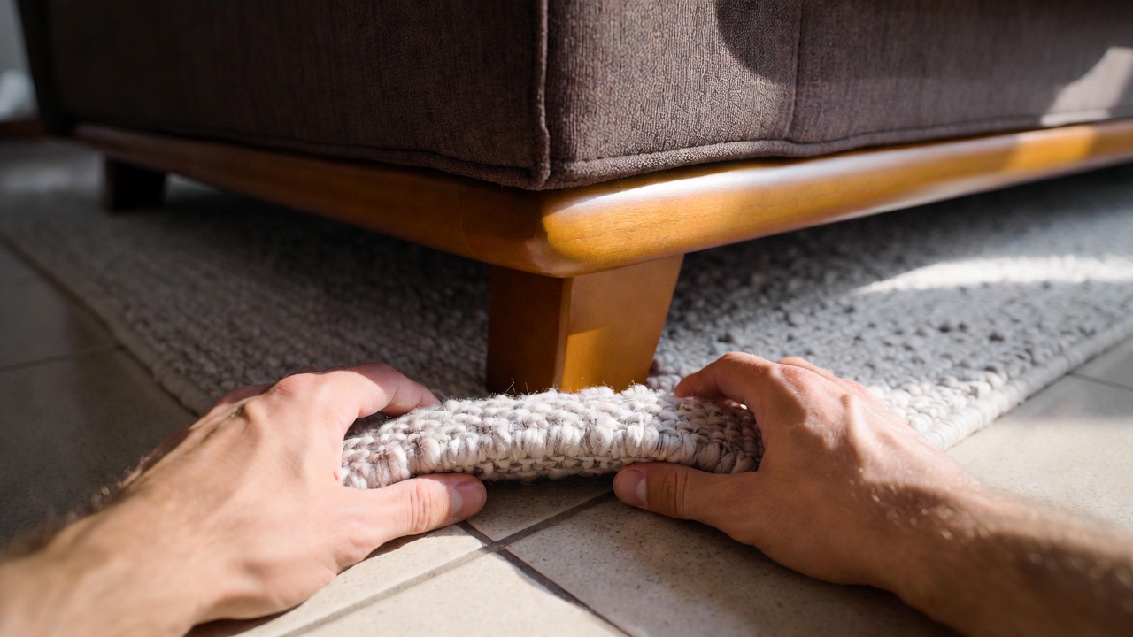 Mudar 1 detalhe simples na posição do seu tapete faz a sala pequena parecer até 40% maior sem precisar de nenhuma obra