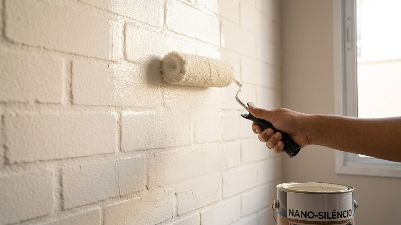 Nova pintura com nanotecnologia de microesferas isola o barulho dos vizinhos em até trinta decibéis e promete transformar quartos barulhentos em refúgios de silêncio por apenas cem reais