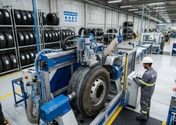 Com economia de 50 litros de petróleo por unidade, o processo de recauchutagem de pneus reduz custos em 60%, sendo um pilar da economia circular