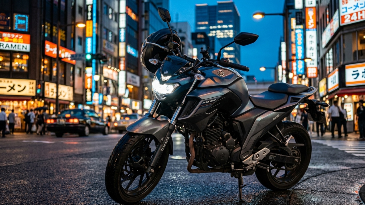 Com motor de 250cc focado em torque e freios ABS de série, a Yamaha Fazer FZ25 usada oferece o equilíbrio entre agilidade urbana e fôlego na rodovia