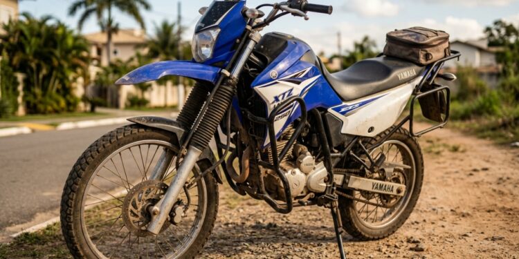 Com suspensão de 220 mm de curso e motor de 250cc reconhecido pela durabilidade, a Yamaha Lander 250 usada virou o símbolo de robustez em todo terreno