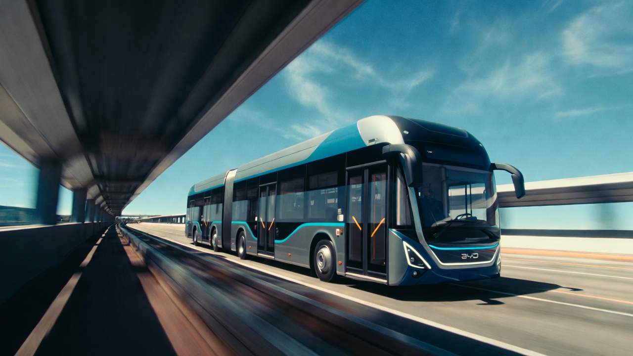 Com capacidade para cerca de 300 passageiros, o novo gigante elétrico de 30 metros de comprimento promete zerar as emissões de carbono ao rodar até 250 quilômetros por dia nas capitais