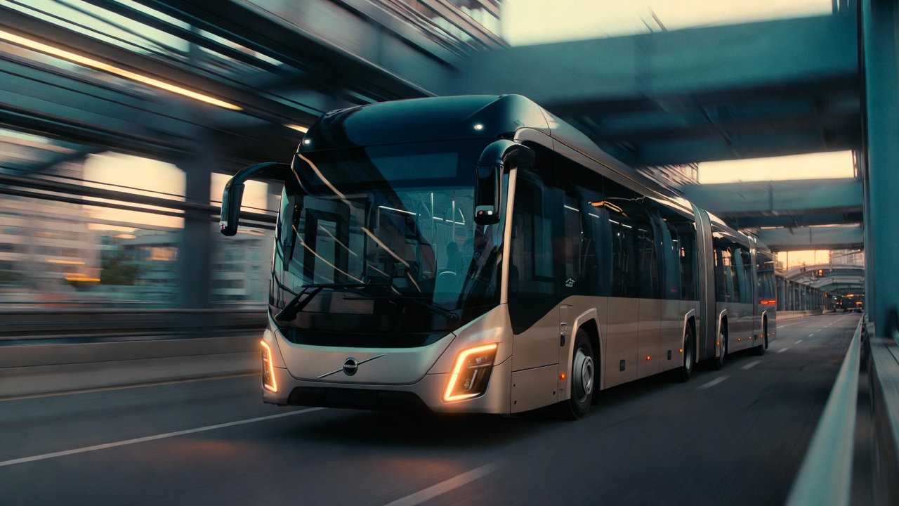 Ostentando 30 metros de comprimento, o colossal biarticulado sueco com capacidade para cerca de 300 passageiros pode substituir até três veículos comuns nas frotas urbanas