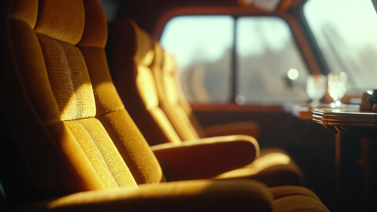 O colossal ônibus articulado de dois andares, o Neoplan Jumbocruiser, transporta 170 passageiros e parece um verdadeiro transatlântico nas rodovias