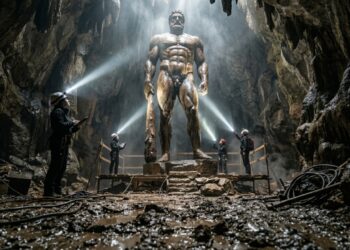 A escultura de Hércules em madeira que sobreviveu 1.700 anos submersa e emerge intacta em Ibiza