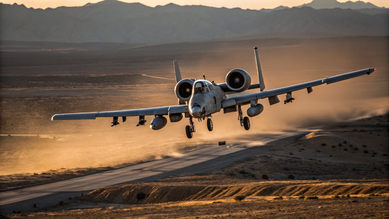 O avião de ataque indestrutível construído em redor de 1 canhão gigante que dispara 3900 tiros por minuto