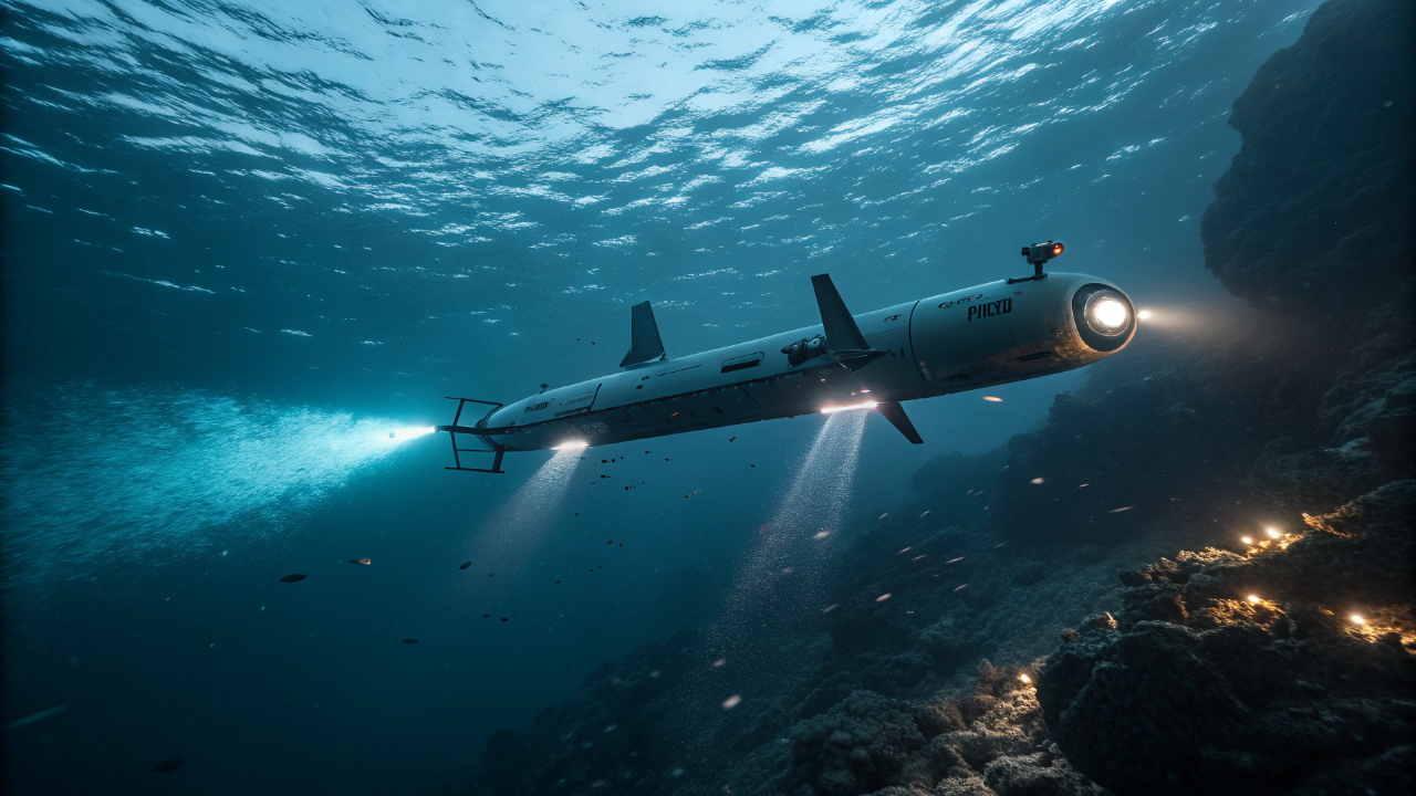 O robô submarino que patrulha o oceano sozinho por semanas sem ninguém pilotando
