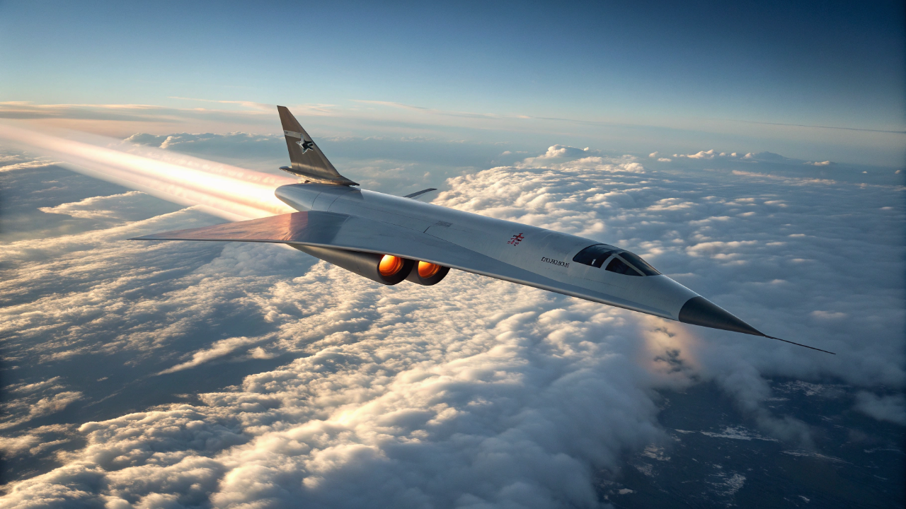 Esse avião consegue cruzar o Atlântico inteiro em menos de duas horas sem parar