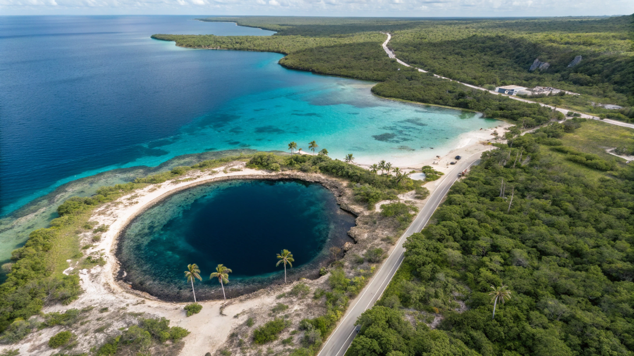 Pescadores relatam anomalia na água e cientistas descobrem um buraco azul no oceano que parece não ter fundo