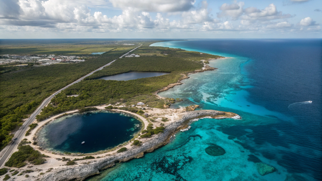 Pescadores relatam anomalia na água e cientistas descobrem um buraco azul no oceano que parece não ter fundo