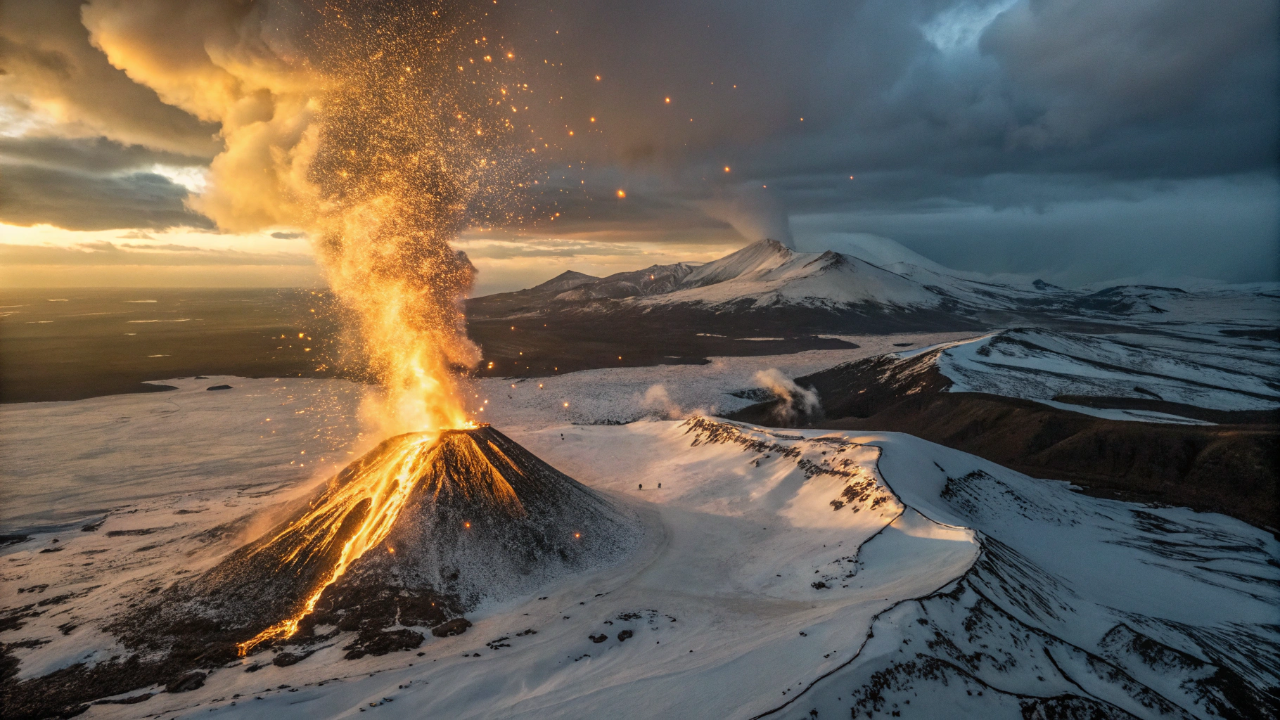 "Rio de Ouro" flui de vulcão na Antártida e espalha poeira preciosa por centenas de quilômetros