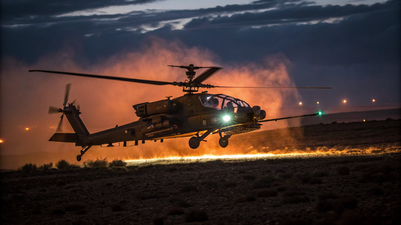 O helicóptero letal que acompanha o movimento dos olhos do piloto para travar a mira no escuro a quilómetros de distância