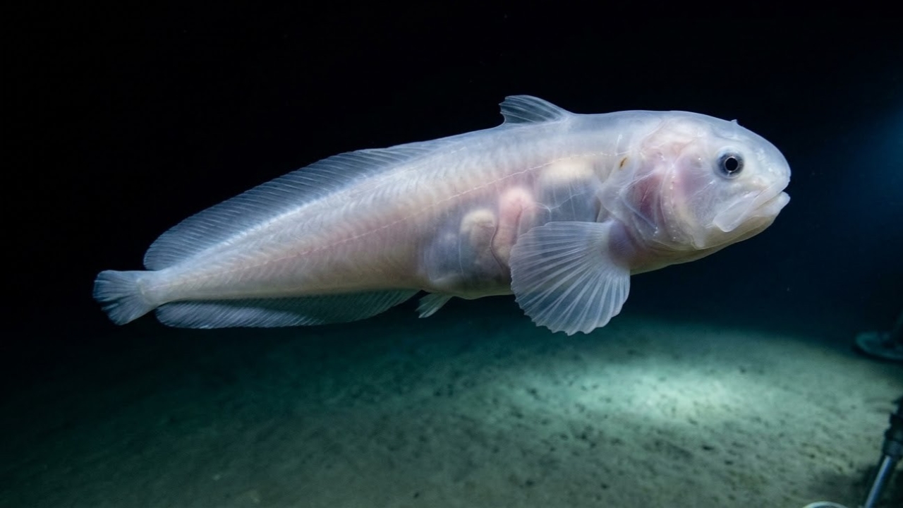 O abismo marinho onde a pressão esmagadora é equivalente a dezenas de aviões sobre o corpo e esconde criaturas translúcidas