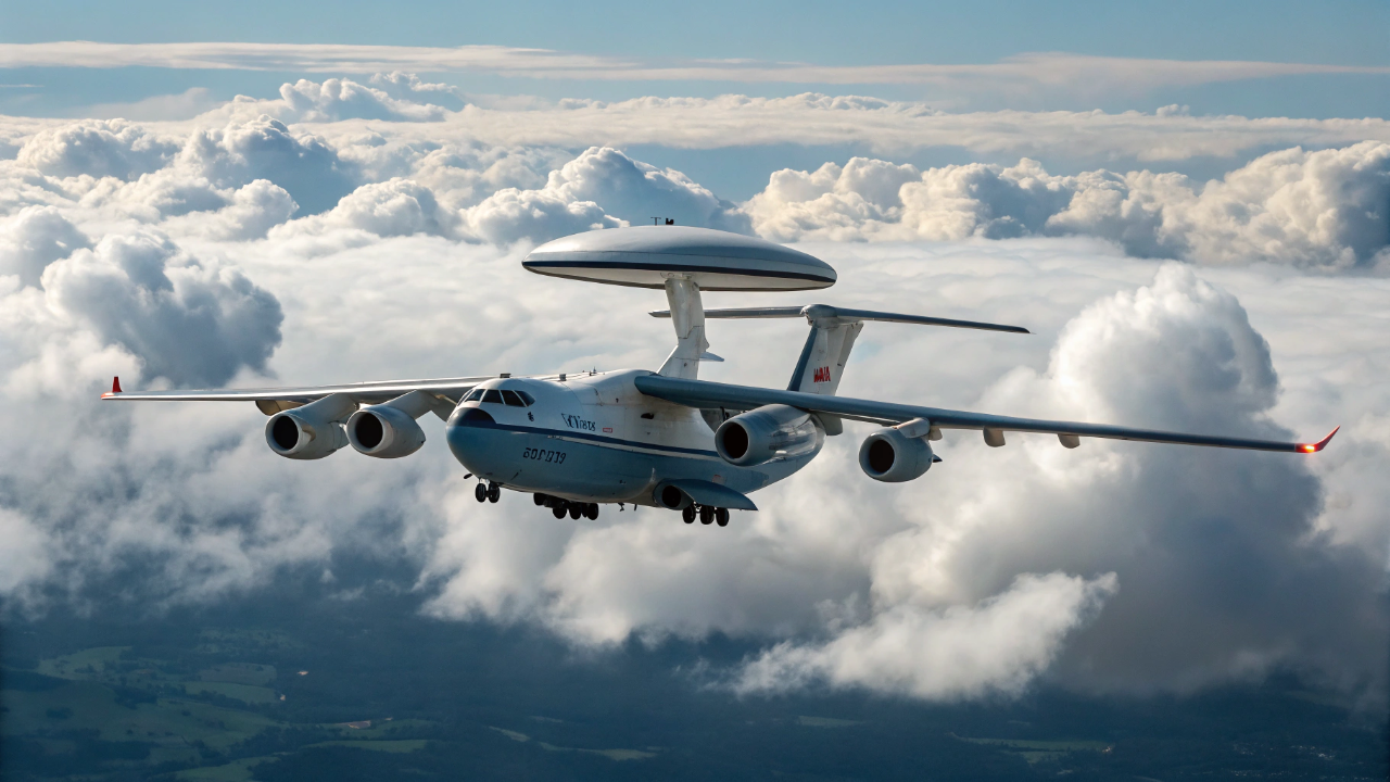 A central de comando voadora russa projetada para coordenar até 10 caças simultâneos enquanto foge de mísseis antiaéreos