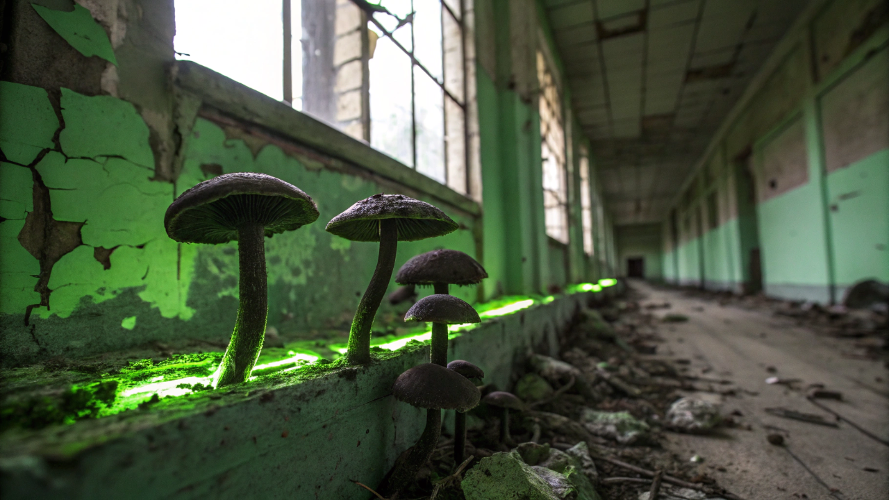 Fungos "Radiotróficos" em Chernobyl estão comendo radiação e podem ser a chave para viagens a Marte