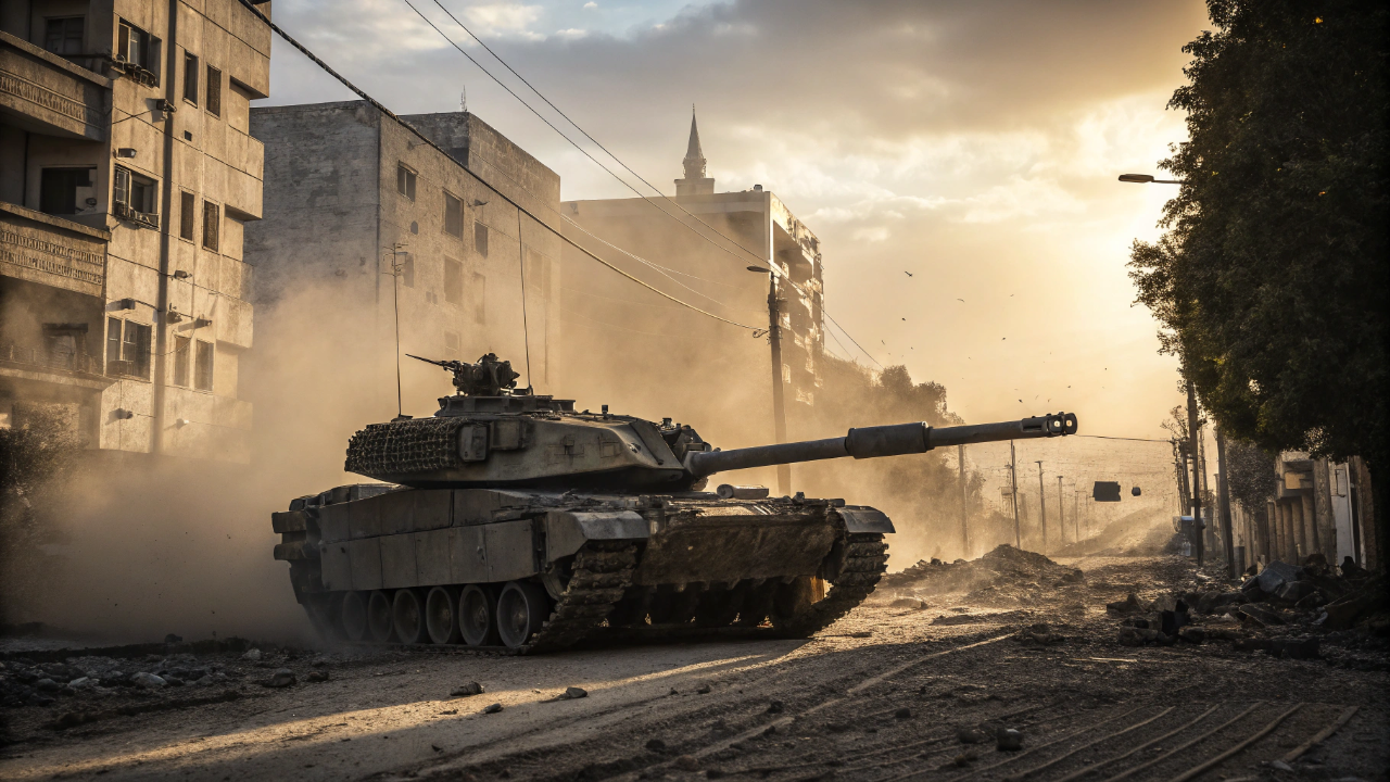 O tanque de 75 toneladas que sobreviveu a 70 tiros consecutivos de RPG e possui 1 chaleira embutida para fazer chá na guerra