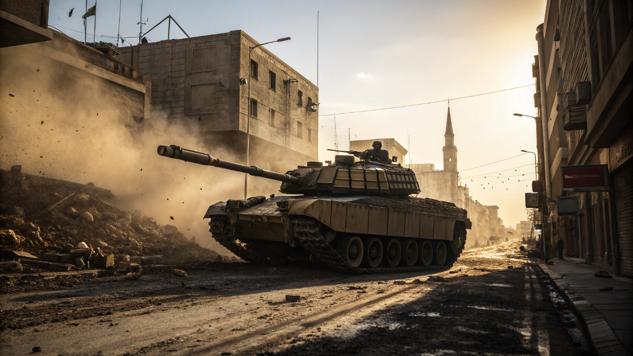 O tanque de 75 toneladas que sobreviveu a 70 tiros consecutivos de RPG e possui 1 chaleira embutida para fazer chá na guerra