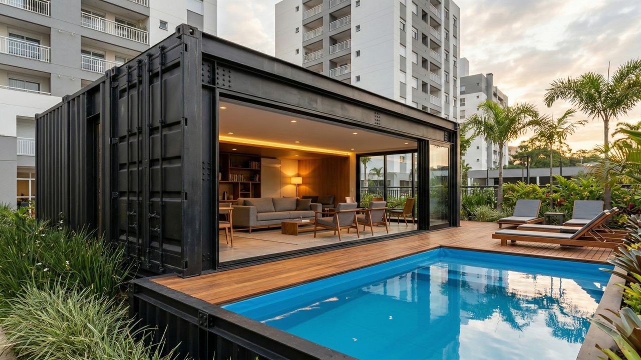 Com instalação finalizada em apenas 24 horas, o projeto inovador de piscinas modulares reduz o custo da obra pela metade