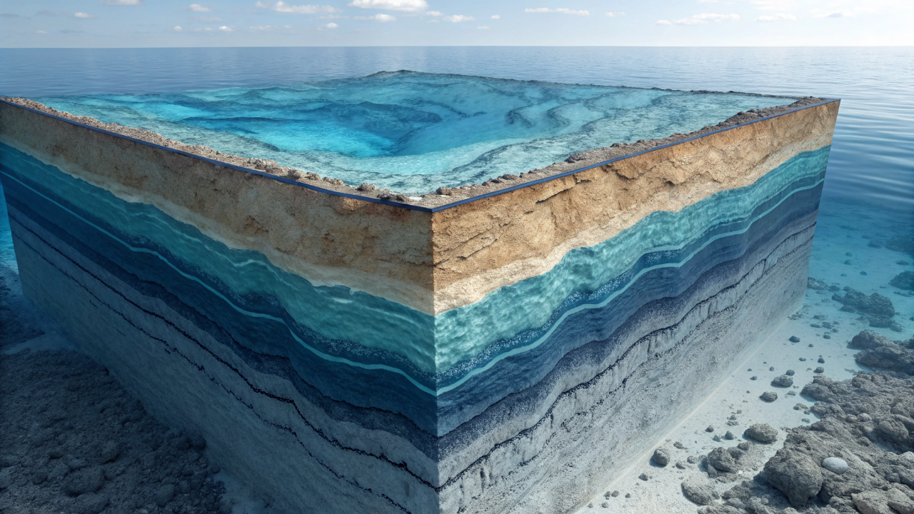 Cientistas mapeiam aquífero escondido sob o oceano capaz de abastecer cidade gigante por 800 anos