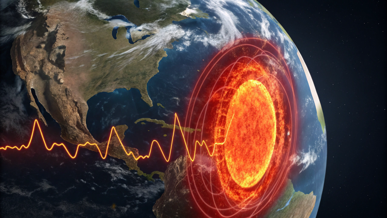 Cientistas detectam "Batida de Coração" vinda do centro da Terra que acontece a cada 27 milhões de anos