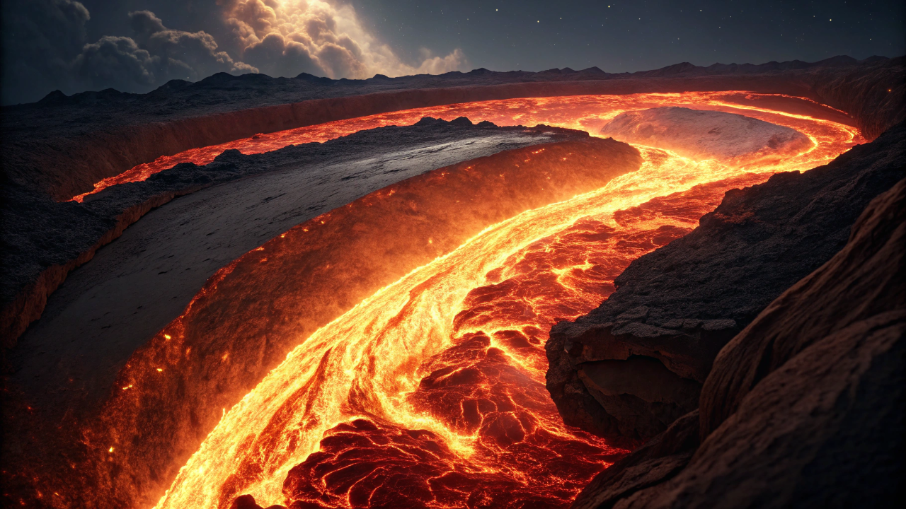 Rio subterrâneo de ferro derretido está acelerando sob a Sibéria e mudando o Polo Norte de lugar