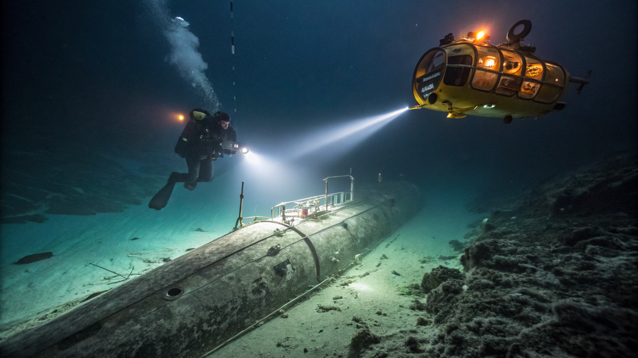 O submarino de resgate profundo projetado para operar em pressões esmagadoras