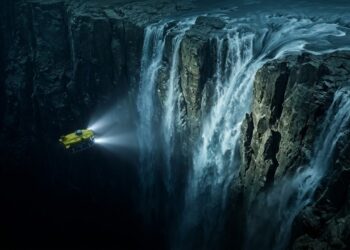 Diferente das cachoeiras terrestres formadas pelo fluxo de rios, este fenômeno nasce da diferença extrema de temperatura e densidade entre duas massas de água gigantescas