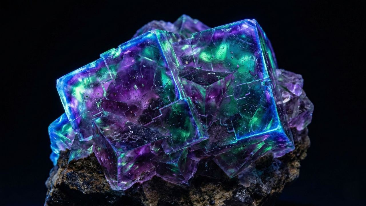 Brilho mágico e cores intensas fazem deste mineral uma atração em museus, coleções e feiras de minerais