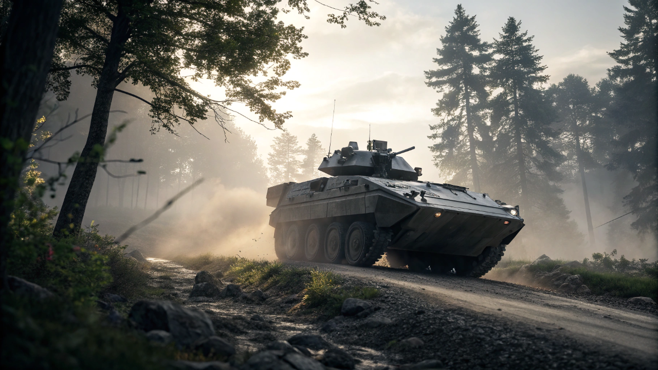 O veículo de combate mais protegido do mundo que desliga o ar-condicionado automaticamente se detectar ataques químicos