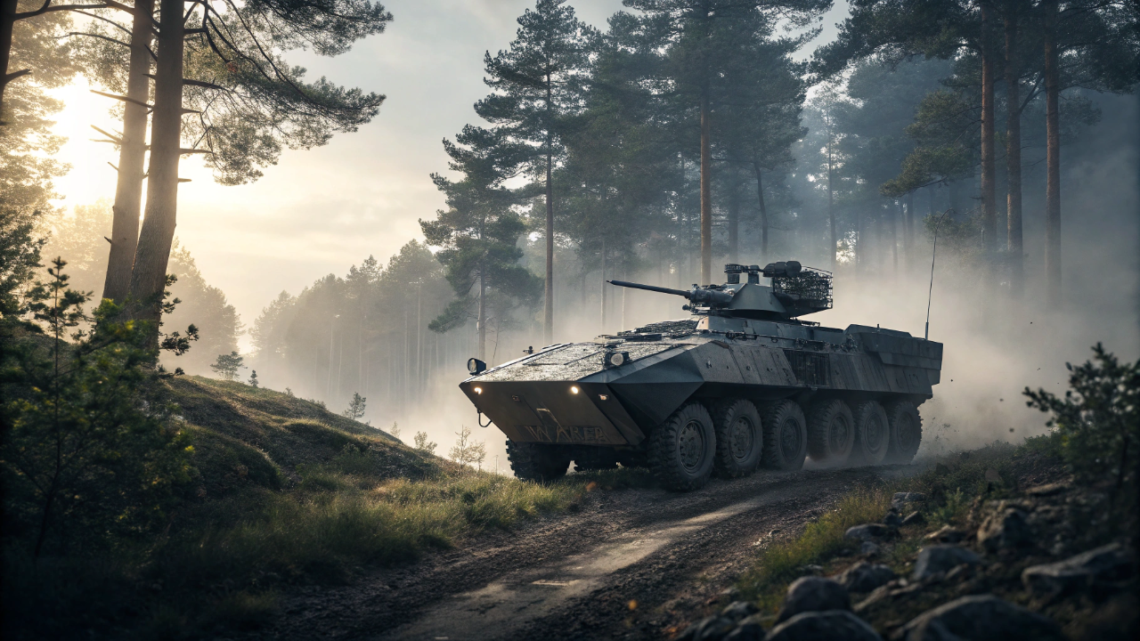 O veículo de combate mais protegido do mundo que desliga o ar-condicionado automaticamente se detectar ataques químicos