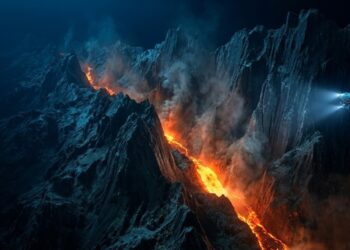 Essa característica geológica influencia drasticamente a largura da bacia e altera o formato natural das montanhas