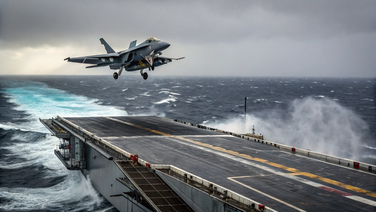 O gigante dos mares que dispensa catapultas e usa uma rampa de esqui no convés para lançar caças pesados ao ar