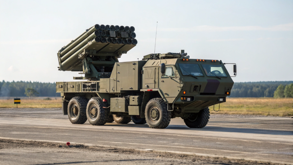 O devastador lançador de foguetes M142 HIMARS atinge alvos com precisão cirúrgica a até 300 quilômetros de distância e desaparece do local antes mesmo que o inimigo consiga rastrear a origem do disparo mortal