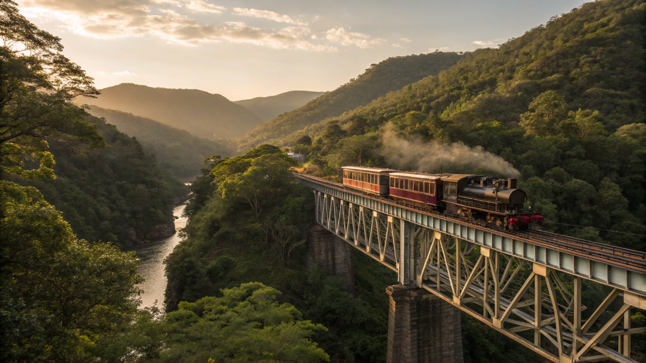 A viagem de 18 quilômetros que te leva de volta a 1883: o trem panorâmico que cruza 2 montanhas históricas em Minas Gerais